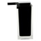 Soap Dispenser, Square, Black, Countertop